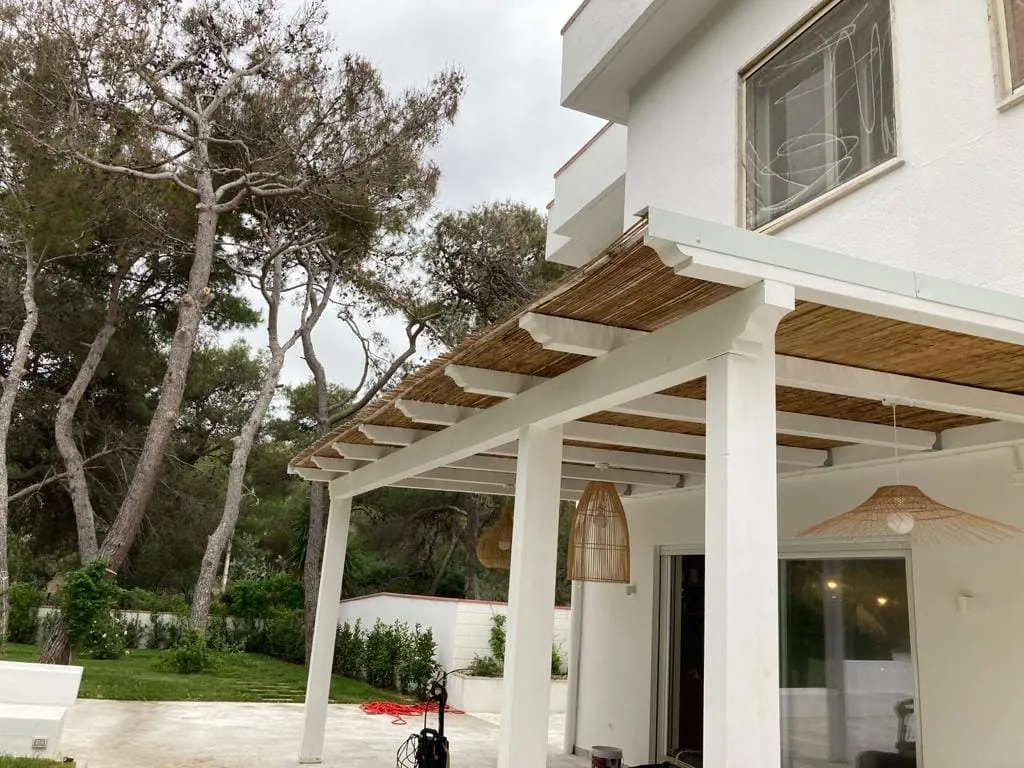 Pensilina in legno da esterno Rimini